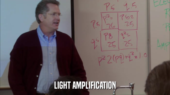 LIGHT AMPLIFICATION  