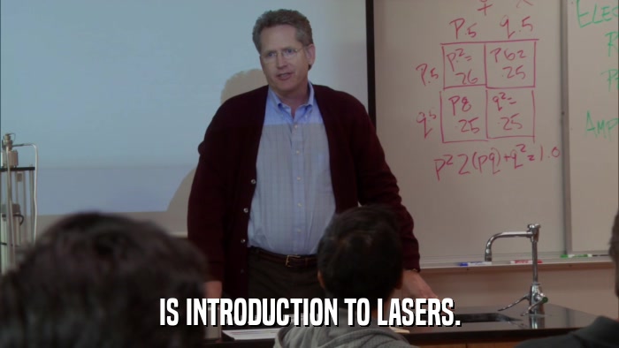 IS INTRODUCTION TO LASERS.  