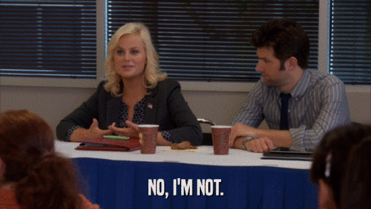 NO, I'M NOT.  