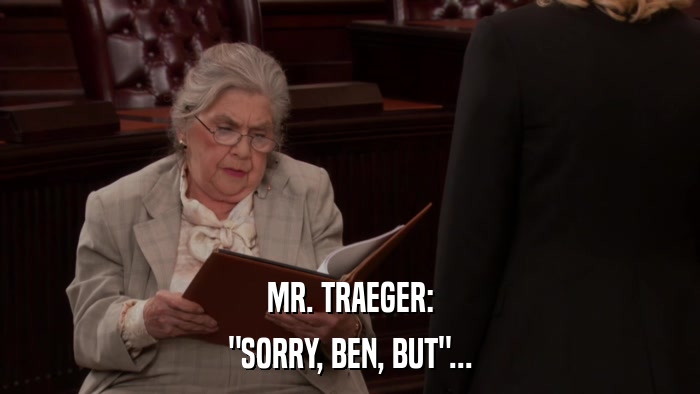 MR. TRAEGER: 