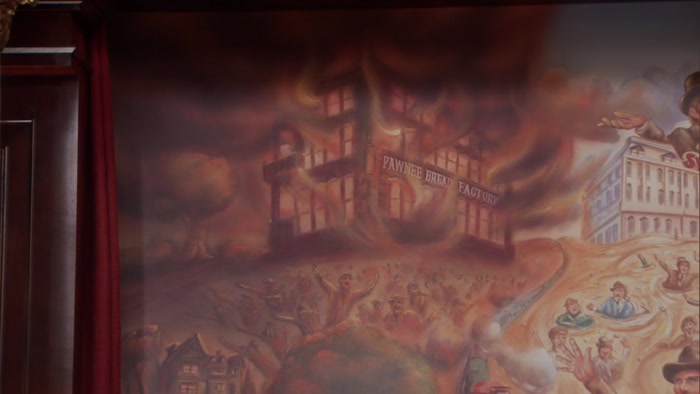 IN THIS TOWN'S HISTORY ARE ON ONE SIDE. 
