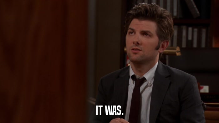 IT WAS.  