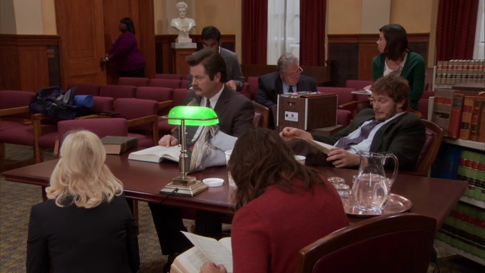 - HE'S PROBABLY IN THE BATHROOM. - ALL RIGHT, I'LL FIND HIM. 