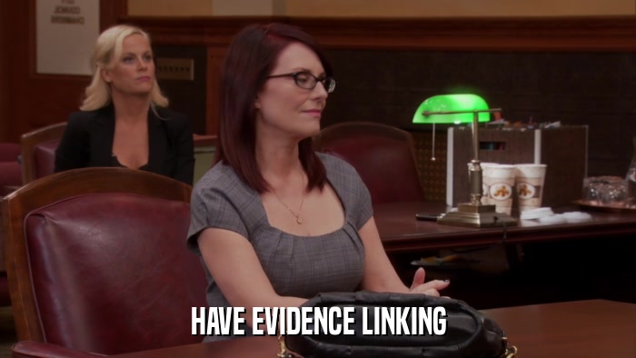 HAVE EVIDENCE LINKING  