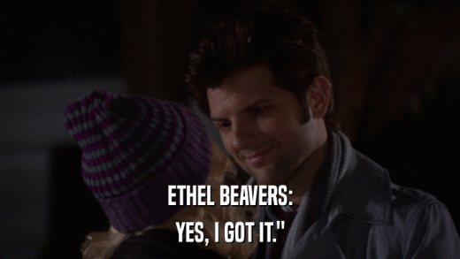 ETHEL BEAVERS: YES, I GOT IT.