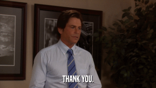 THANK YOU.  
