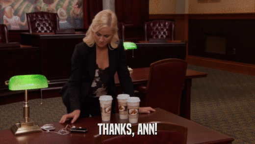 THANKS, ANN!  