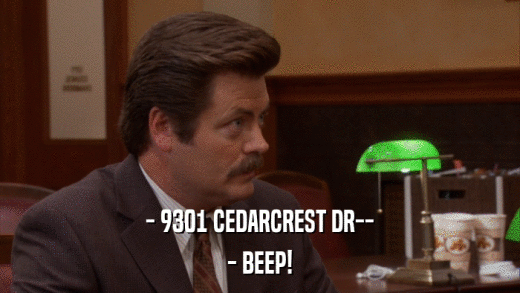 - 9301 CEDARCREST DR-- - BEEP! 
