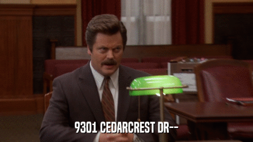 9301 CEDARCREST DR--  