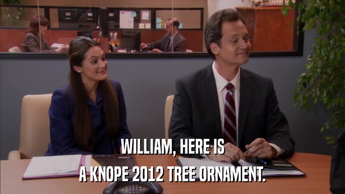 WILLIAM, HERE IS A KNOPE 2012 TREE ORNAMENT. 