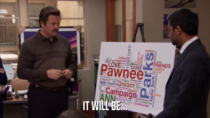 IT WILL BE...  