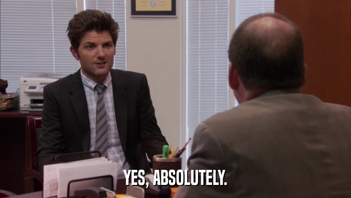 YES, ABSOLUTELY.  