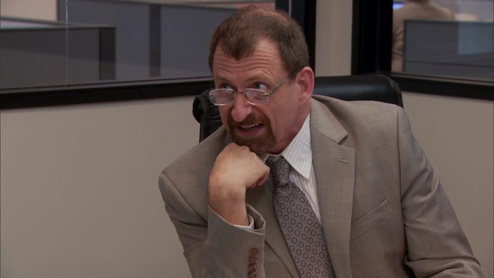 SAY IT TO TED WHEN HE COMES IN.  