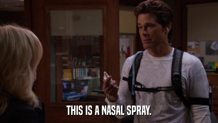 THIS IS A NASAL SPRAY.  