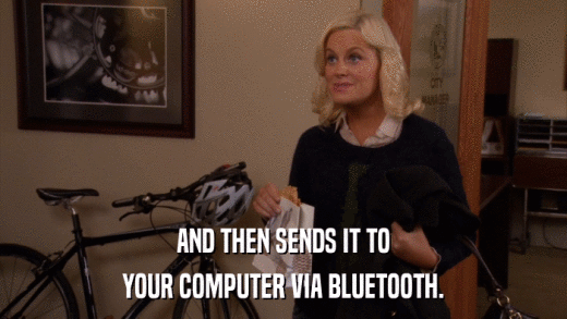 AND THEN SENDS IT TO YOUR COMPUTER VIA BLUETOOTH. 