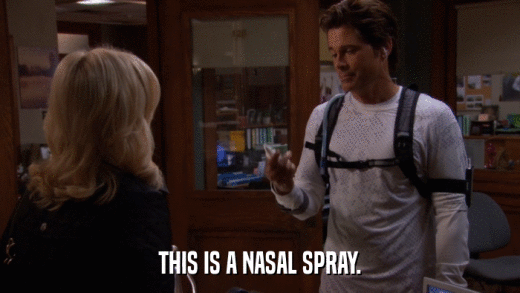 THIS IS A NASAL SPRAY.  