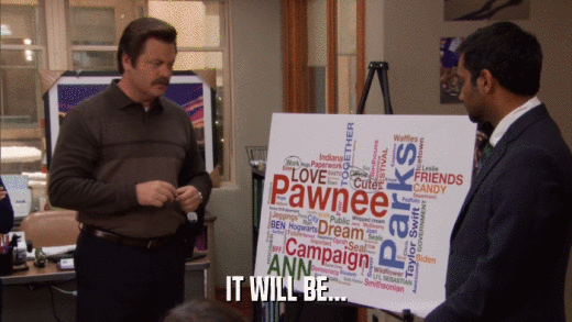 IT WILL BE...  