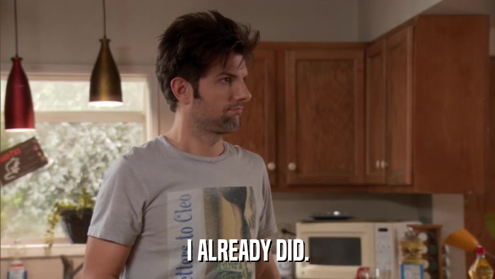 I ALREADY DID.  