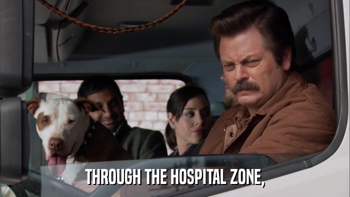 THROUGH THE HOSPITAL ZONE,  