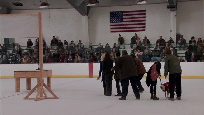 RON? RON? THERE'S NO STAIRS. 