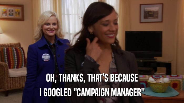 OH, THANKS, THAT'S BECAUSE I GOOGLED 