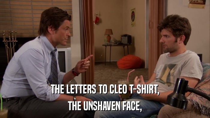THE LETTERS TO CLEO T-SHIRT, THE UNSHAVEN FACE, 