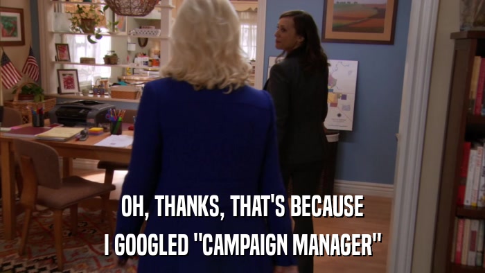 OH, THANKS, THAT'S BECAUSE I GOOGLED 