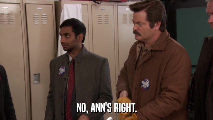 NO, ANN'S RIGHT.  