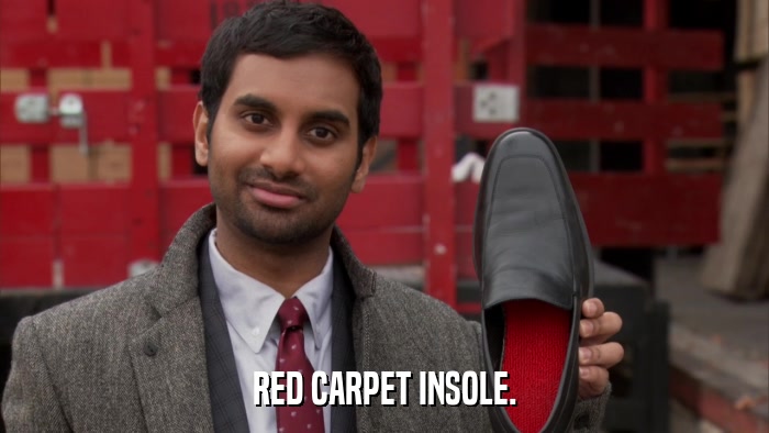 RED CARPET INSOLE.  