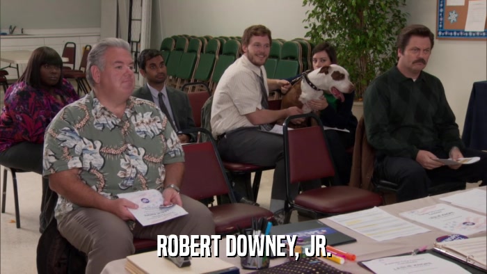 ROBERT DOWNEY, JR.  