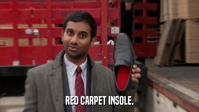 RED CARPET INSOLE.  