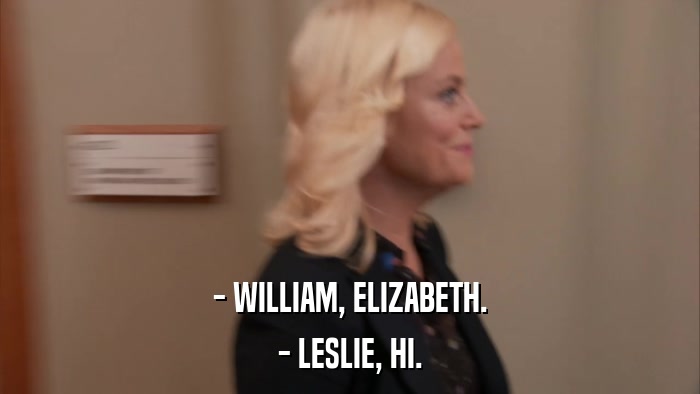 - WILLIAM, ELIZABETH. - LESLIE, HI. 
