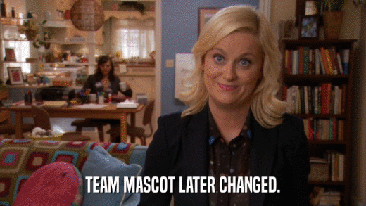 TEAM MASCOT LATER CHANGED.  