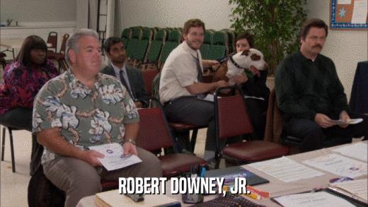 ROBERT DOWNEY, JR.  