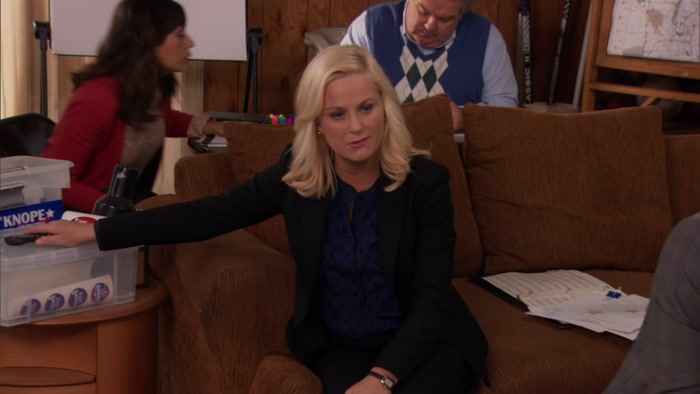 REMINDER, LESLIE, WE HAVE LESS THAN AN HOUR 