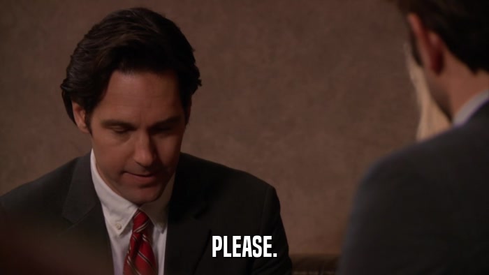 PLEASE.  