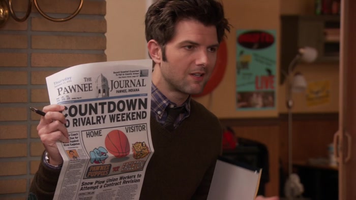 - NO, THE PAWNEE-EAGLETON HIGH SCHOOL BASKETBALL GAME. 