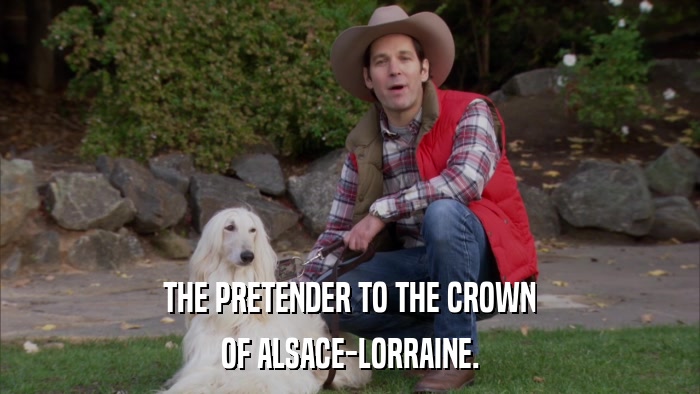 THE PRETENDER TO THE CROWN OF ALSACE-LORRAINE. 