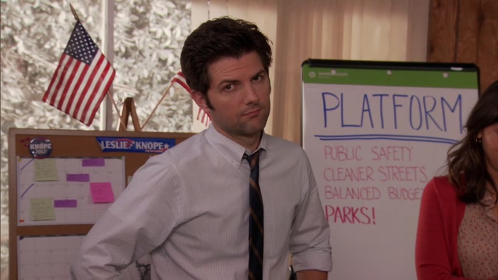 HI, I'M LESLIE KNOPE.  