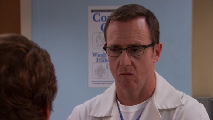 YEAH, HE SNEEZED AND SMACKED HIS HEAD AGAINST THE WALL. 