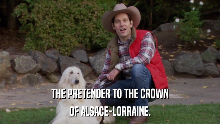 THE PRETENDER TO THE CROWN OF ALSACE-LORRAINE. 