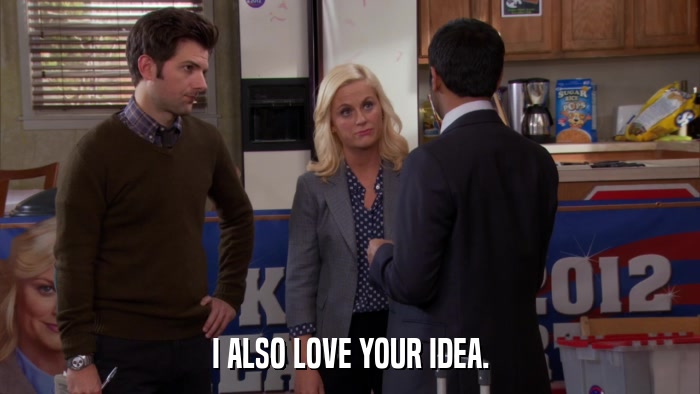 I ALSO LOVE YOUR IDEA.  