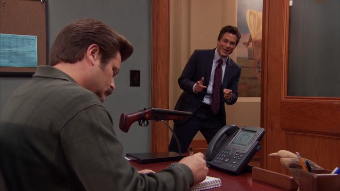 RON SWANSON. HOW ARE YOU? 