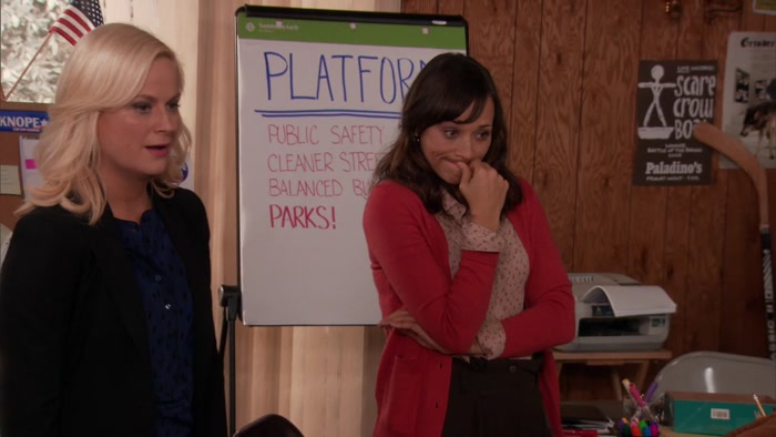 LESLIE KNOPE IS RUNNING FOR CITY COUNCIL TOO, 