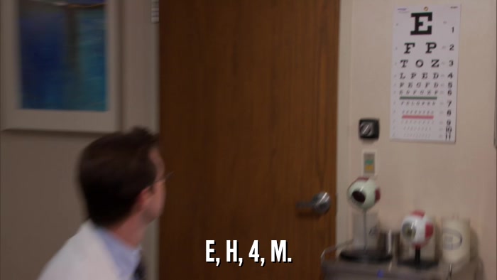 E, H, 4, M.  