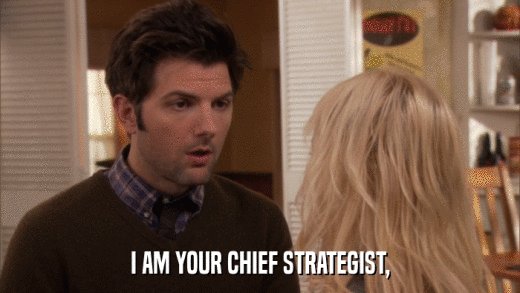 I AM YOUR CHIEF STRATEGIST,  