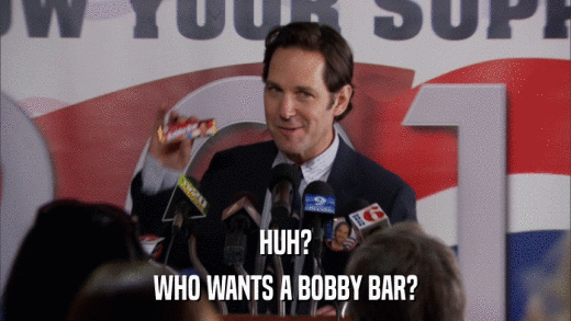 HUH? WHO WANTS A BOBBY BAR? 
