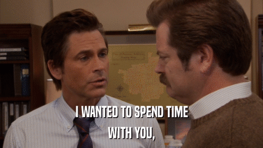 I WANTED TO SPEND TIME WITH YOU, 