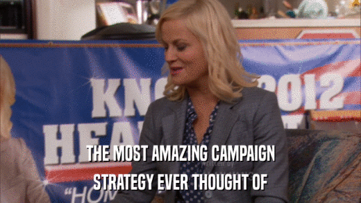 THE MOST AMAZING CAMPAIGN STRATEGY EVER THOUGHT OF 