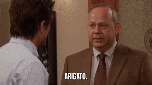 ARIGATO.  